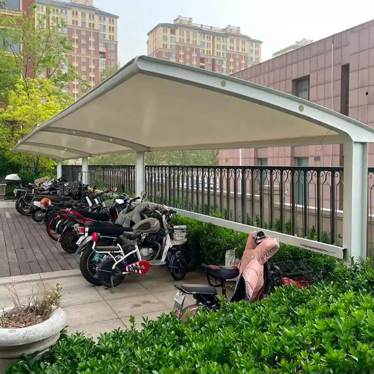 荣成市膜结构电动车棚